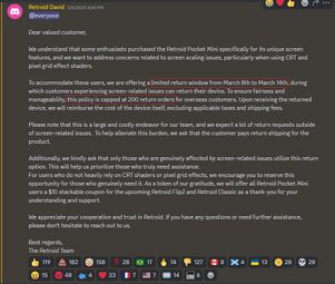 - They gave customers 6 DAYS to request a refund - Only the FIRST 200 requests will be processed - All taxes and shipping costs are still for the customer - The website DOES NOT mention this hardware flaw for future buyers - The price of the product hasn't changed