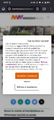 Screenshot of MeridioNews' consent-or-pay policy viewed on a mobile browser. (written in Italian)