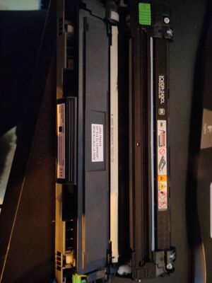 Front side of toner
