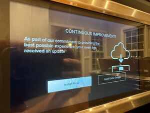 Undismissable update prompt