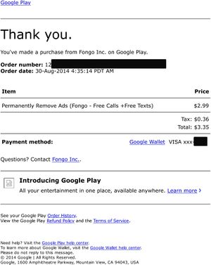 original bill of sale